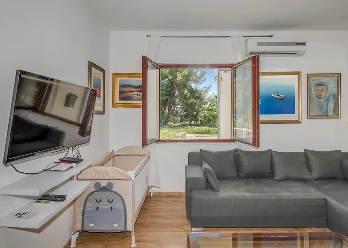 Lejlighed Beachfront Drazen With Patio & Parking *